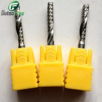 【hot】✎♛♦ Milling Cutter Flute Aluminum Cutting Tools End Mill Bits Engraving Bit Router 3.175x2x8MM