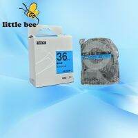 【Quality】 Udvabony BD 1ชิ้นเข้ากันได้สำหรับ EPSON Kingjim SC36BW,สีดำบนเทปฉลากสีฟ้า