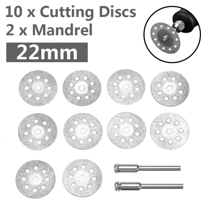 10pcs 22mm Mini Cutting Discs Diamond Cutting Discs For Rotary Power ...