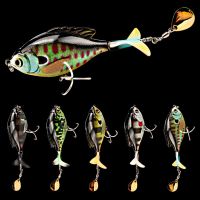 ☇◙ Luya Fake Bait Peche Propeller Tractor Hard Jig Fishing Lure VIB Wobblers For Fishing Spinner Meps Carp Fishing Tackle