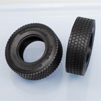 2pcs Rubber Tire Width 22/28mm for 1/14 Tamiya RC Truck Trailer Tipper Scania 770S MAN Benz Actros 3363 Volvo Car Diy Parts Screw Nut Drivers