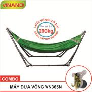 Võng xếp đưa tự động cho trẻ em và người lớn VINANOI VN365N-KVT. Khung