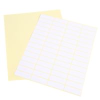 90 Sheets Self-Adhesive Labels for Labelling, Universal Stickers, Household Labels, Freezer Labels Durable White