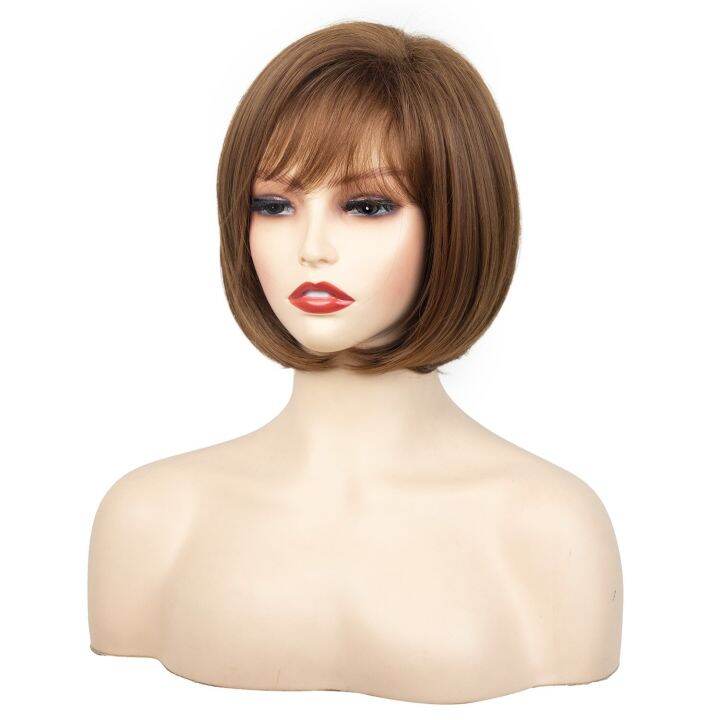 hanerou-synthetic-bob-short-wig-natural-straight-brown-women-hair-heat-resistant-wig-for-daily-party-cosplay