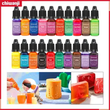 34 Colours Candle Dye Colors Wax Candles Wax Pigment Dye Colors Candle Dye  Liquid Dye Soy Wax DIY Soap Candle Making Supplies
