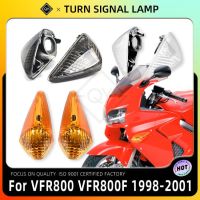 2ชิ้น/ชุดไฟสัญญาณเลี้ยวไฟสัญญาณกระพริบตาสำหรับฮอนด้า VFR800 1998 1999 2000 2001 VFR800F RC46ควันสีส้มใส98