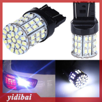 yidibai 2pcs White T20 7443 1206 6000K 64SMD TURN SIGNAL STOP BRAKE LED Light bulbs