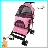 รถเข็นสัตว์เลี้ยง DOOGO GRANDE 25 กก. สีชมพูPET STROLLER DOOGO GRANDE 25KG PINK **บริการเก็บเงินปลายทาง**