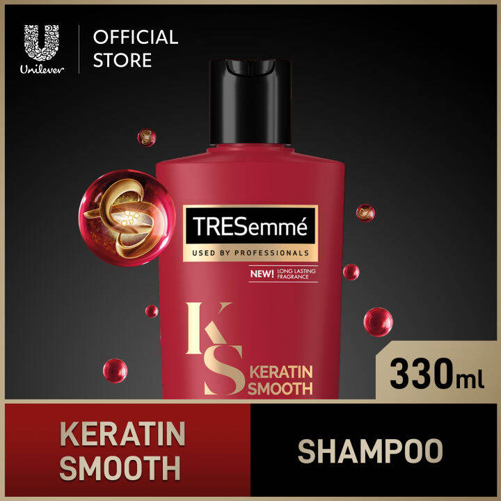 TRESemmé Keratin Smooth AntiFrizz and Hair Straightener Shampoo for