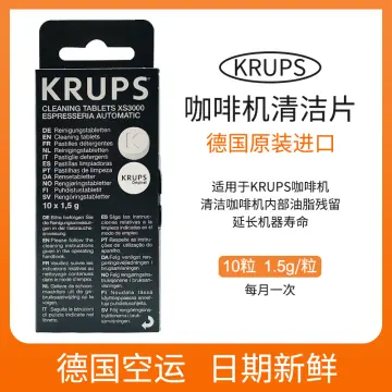 Krups XS 3000 Cleaning Tablets for Espresseria Automatic, Single :  : Home & Kitchen