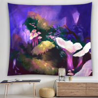 Mystery World เห็ด Tapestry แขวนผนังตกแต่ง Boho Art Home Decor tapestries ห้องนอนผ้าห่มเสื่อโยคะ Wall decord