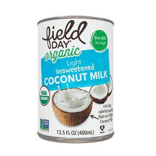 Field Day Organic Light Unsweetened Coconut Milk 400ml Lazada PH