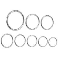 Diving O Ring Heavy Duty 1Pc Boat Marine 304 Stainless Steel Polished O Ring Smooth Welded Tool for Marine Diving Luggage &amp; Bags