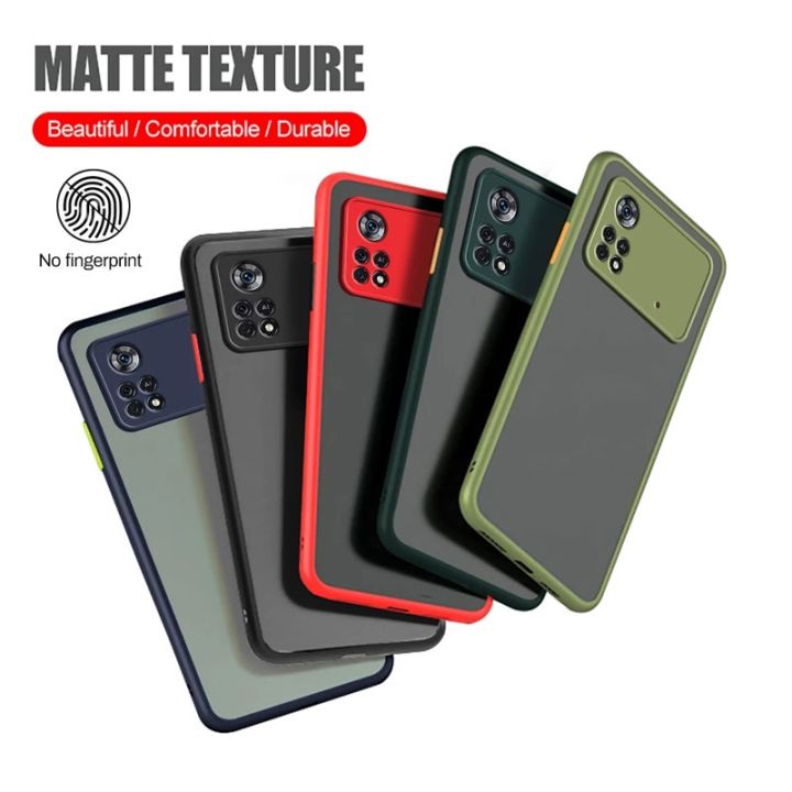 Shockproof Clear Matte Soft Silicone Case For Xiaomi Poco F5 X5 Pro M5 M5s X4 F4 Gt C55 C40 4g 4685