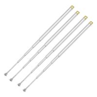 4pcs 307mm 12 inch 5 Sections Telescopic Antenna Remote Aerial for FM Radio TV