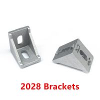 50pcs 2028 Brackets 20*28 (20x28) Corner Fitting angle aluminum Connector bracket fastener for 2028 Industrial Aluminum Profile Hand Tool Parts Access