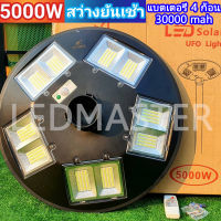 ?5000W โคมไฟถนนโซล่าเซลล์ UFO Square Light ไฟถนนโซล่าเซลล์ พลังงานแสงอาทิตย์100% ไม่ต้องจ่ายค่าไฟ!!