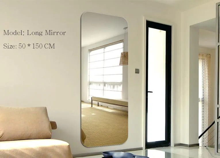 Jiji Sg Diy Adhesive Long Wall Mirror 50x150cm Home Decor Mirrors Furniture Bulky Lazada Singapore - Mirrors To Stick On Wall