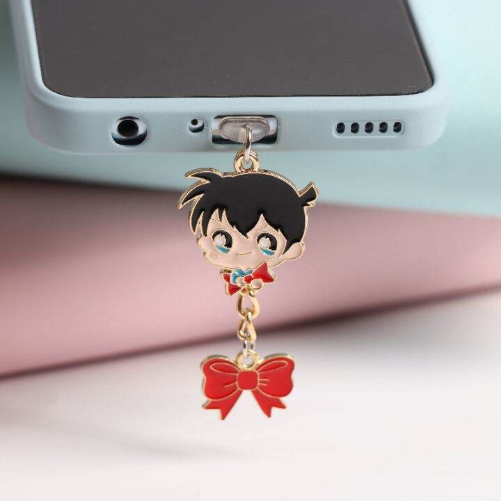 conan-anime-dust-plug-charm-cute-charge-port-plug-for-iphone-type-c-anti-dust-cap-kawaii-3-5mm-jack-dust-protection-stopper