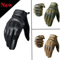 Newset Touch Screen PU Leather Men Motorcycle s Hiking Cycling Climbing Shooting Full Finger Mittens Bike s