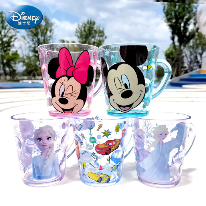 Elsa　Birthday　Disney　Cup　with　Mug　Cup　Kids　Princess　Milk　Frozen　Lazada　Gift,　Plastic　Handle　Mug　Cartoon　300ml