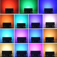 Gincky 50W ฟลัดไลท์เปลี่ยนสีไฟฟลัดไลท์แบบ LED ใช้สี RGB ไฟสนามกันน้ำไฟปาร์ตี้