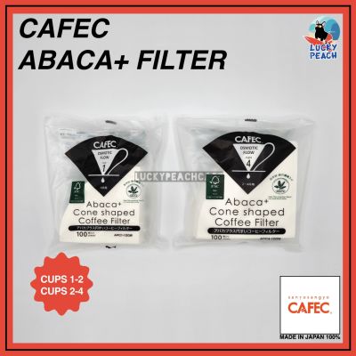 CAFEC Abaca+ Paper Filter [Cone Shape] สินค้าของแท้จากญี่ปุ่น