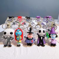 【YF】☜☁❆  Animation Keyring The Nightmare Before Jack Sally Keychain Fashion Couple Chain Pendant Kid