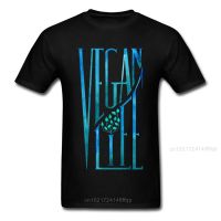 Chic Vegan Life T-Shirt Men Black T Shirt Friend Gift Tshirt Botanic Lover Cotton Tops Tees Summer Leisure Clothing 【Size S-4XL-5XL-6XL】