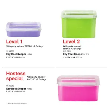 Tupperware Mosaic Bread Server 3.0L/ Bekas Roti/ Bread Keeper/ Roti/ Bread