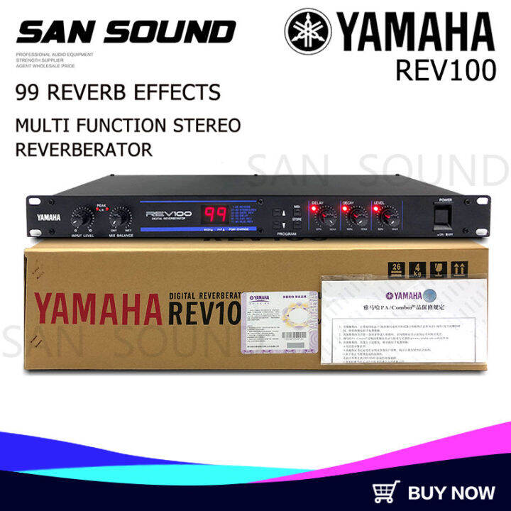 【Original】 YAMAHA REV100 Vocal effect Audio effector Digital Reverb Effect With 99 professional
