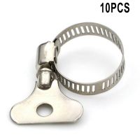 【CC】₪  10pcs 6-38mm Worm Drive Hose Clamp Pipe Tube Jubilee Metal Clamps Tubes Woodworking Tools