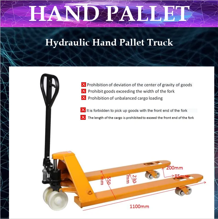 2T 3T Hand Pallet Truck White Nylon Wheel Hydraulic Hand Pallet Truck Lazada PH