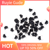 Ruyie 30x Momentary TACT Touch ปุ่มกด2 PIN DIP Through Hole 3x6x4.3mm