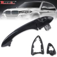 ด้านนอกมือจับประตูด้านนอกด้านหน้าคนขับด้านซ้ายสำหรับ BMW X5 E53 2000-2006รถอุปกรณ์ภายนอกแทนที่อุปกรณ์51218243617