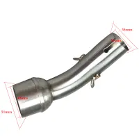 Motorcycle Motorbike Original Factory Exhaust Mid Connecting Link Adapter Elbow For YAMAHA YZF R25 R30 R3