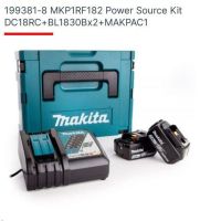 Makita part no.399381-8 MKP1RF182 Power Souce KitDC18RE*BL1830B*2*Makpac1