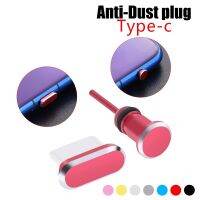 Fashion Metal Dust Plug Type-C Port Plug 3.5mm Earphone Jack Dust Plug for Samsung Note 8/A7/S10/S9/S9 Plus Xiaomi Max 2/5X/4S