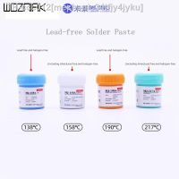 ◊ Mijing Lead-free Solder Paste Melting Point 138 / 190 degrees For IPhone X-14ProMax A8 to A16 CPU SMT SMD PCB BGA Welding Tin