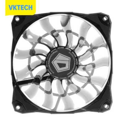 [Vktech] ID-ระบายความร้อนพัดลมทำความเย็น12ซม. สำหรับแชสซี Casing PC CPU หม้อน้ำแบบเงียบ4ขา