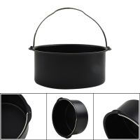 【cw】 6/7/ 8Inch Round Tins Non Stick Baking Pan Tray Mold Carbon Bakeware Air Fryer Basket With Handle ！