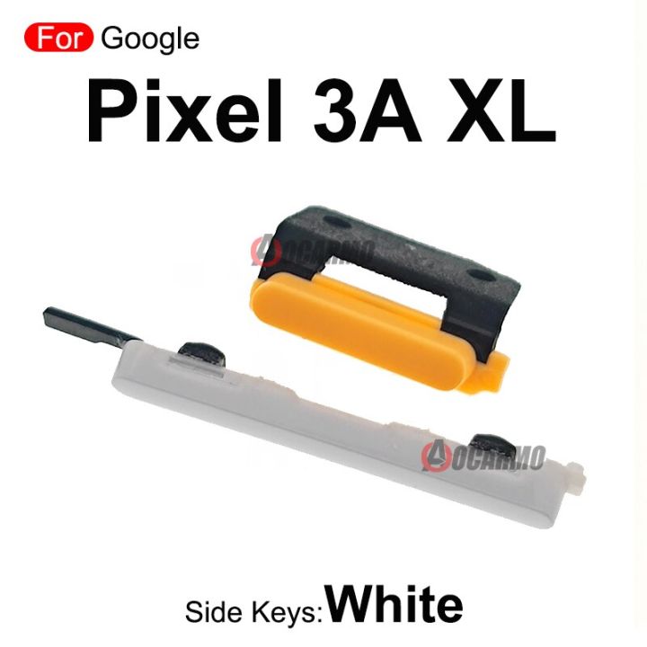 ปุ่มแป้นสัมผัสข้างสำหรับ-google-pixel-3a-xl-3axl-ปุ่มเปิด-ปิดระดับเสียงอะไหล่สีดำสีขาวสีม่วง