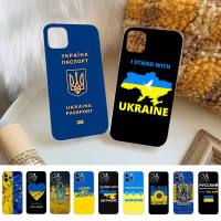 Hot Ukraine Flag Pattern Phone Case Silicone Soft for iphone 14 13 12 11 Pro Mini XS MAX 8 7 6 Plus X XS XR Cover Electrical Safety