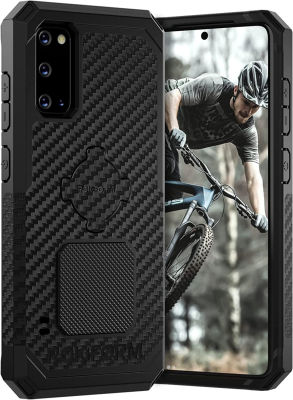 Rokform - Galaxy S20 Magnetic Protective Phone Case with Twist Lock, Military Grade Rugged S20 Case Series (Black) Galaxy S20 Black