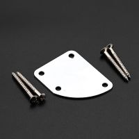 4-Hole Asymmetric Bending Electric Guitar Bass Neck Connecting Plate for ST Handle Strength Plate with 4 Screws