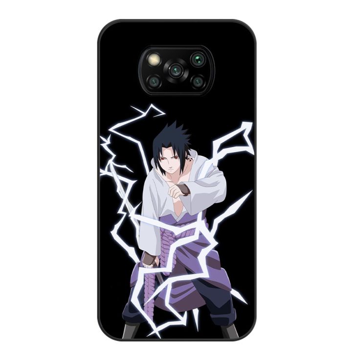 case-for-xiaomi-poco-x3-pro-soft-silicone-phone-back-cover-black-tpu-case-anime-hero