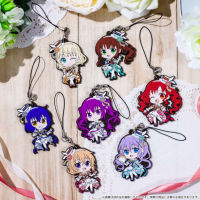 Gochuumon wa Usagi Desu ka? Exhibition Cafe Lumiere Rubber Strap Collection พวงกุญแจการ์ตูน รับน้องกระต่ายซักแก้วมั้ยคะ?