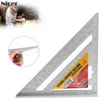 Triangle Rule 90 Degree Thickening Angle Rule Aluminum Alloy Carpenter Measurement Square Ruler Shoes Accessories