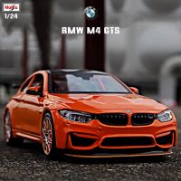 Maisto 1:24 BMW M4 GTS รถสปอร์ตดัดแปลงโมเดลรถโลหะผสมแอนะล็อกของขวัญของสะสม B66ของขวัญ