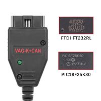 VAG K CAN Commander 1.4สำหรับ Vag Scanner OBDII VAG 1.4 COM สาย Obd2เครื่องสแกนเนอร์วินิจฉัยเครื่องมือ FTDI FT232RL PIC18F25K80